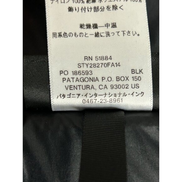 Patagonia Women's Full Zip Kai Lee Parka Jacket in Black - Sz M - Picture 9 of 9